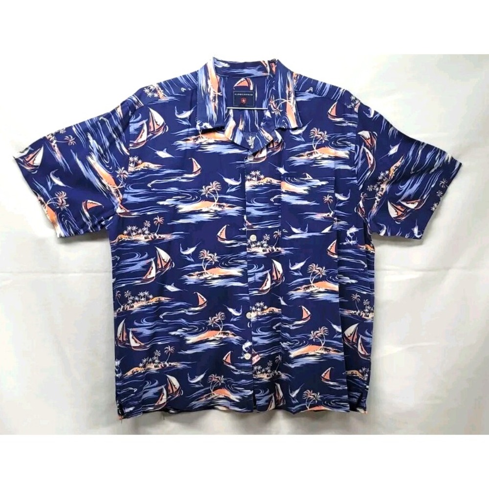 Men's Large Saddlebred 1‎ Pocket Hawaiian Shirt